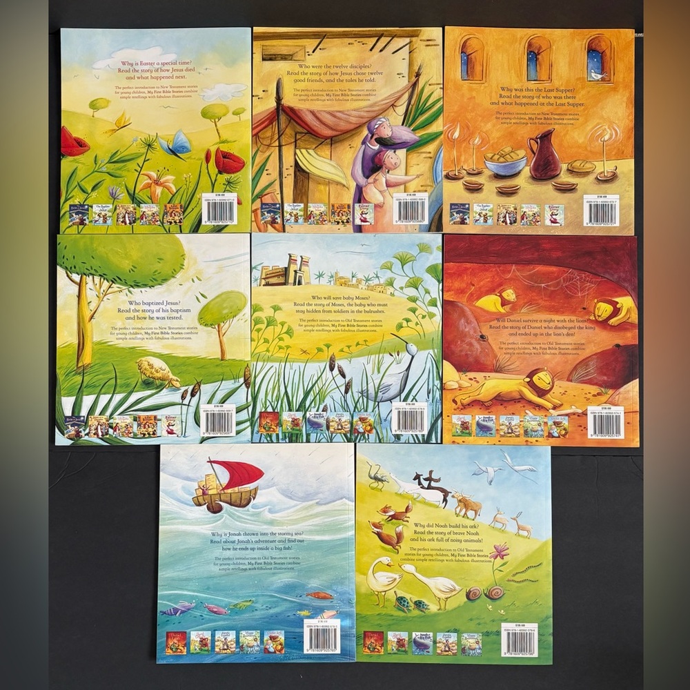 8 My First Bible Stories Introduction To Old Testament Stories 4 Young Children - Picture 5 of 16